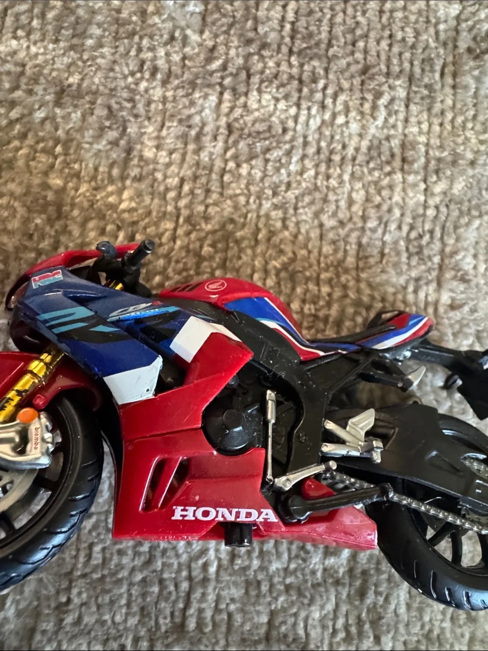 Honda bright red